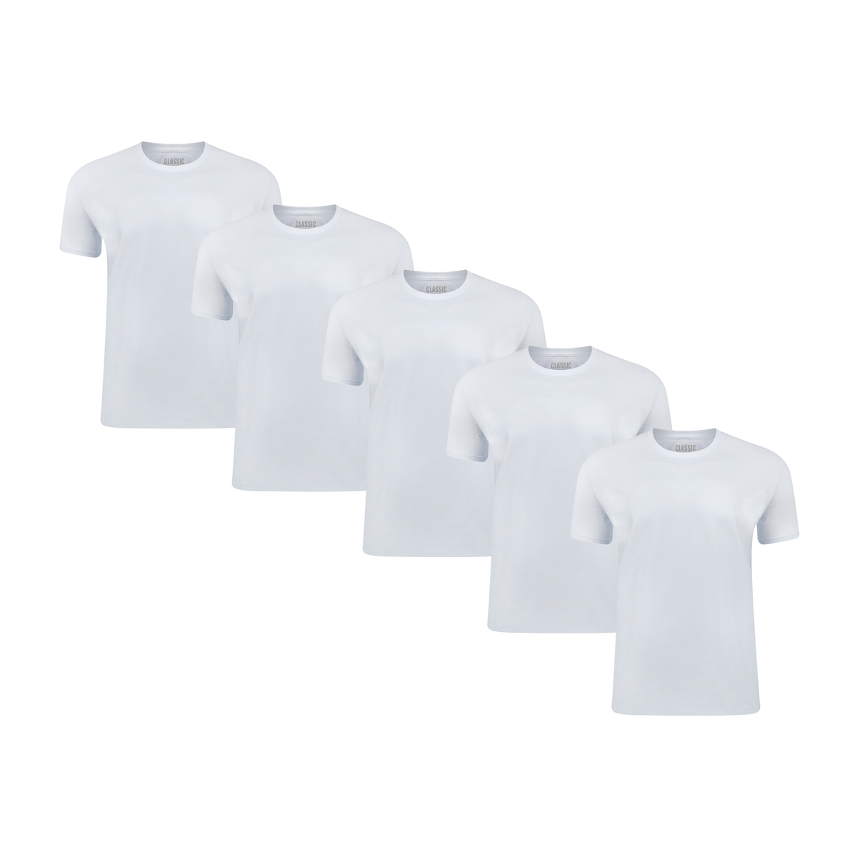 Pack All White | 5 Muscle Shirts