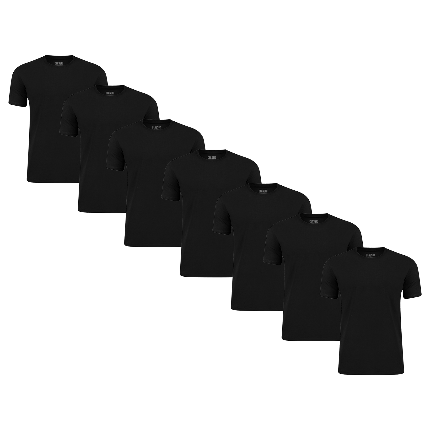Pack All Black | 7 Muscle Shirts